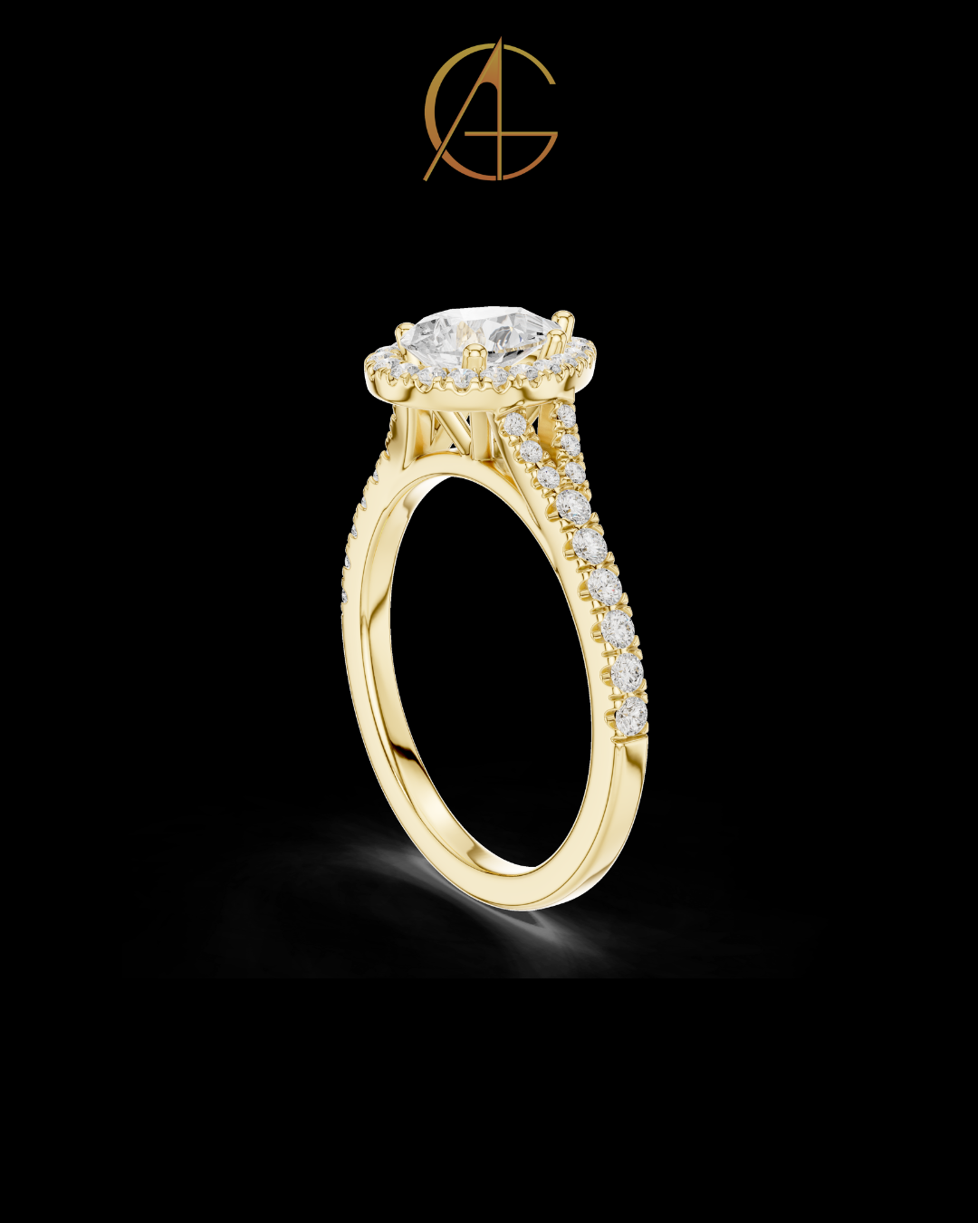 1.00 CT Inspiring Moissanite Pear Cut Diamond Ring For Soft Day