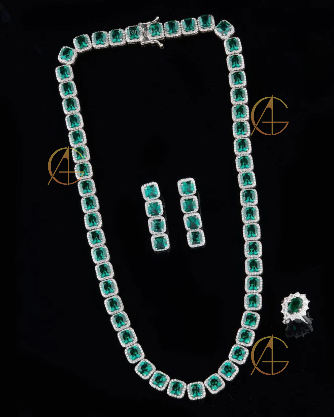 Luxury Moissanite Diamond Tennis Chain Iced Out Hip Hop Style by Auren