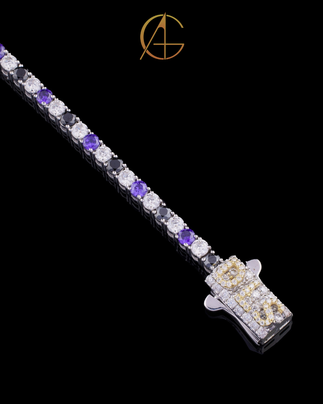 Royal Spark Moissanite Diamond Bracelet Crafted for Timeless Elegance By Auren Gems