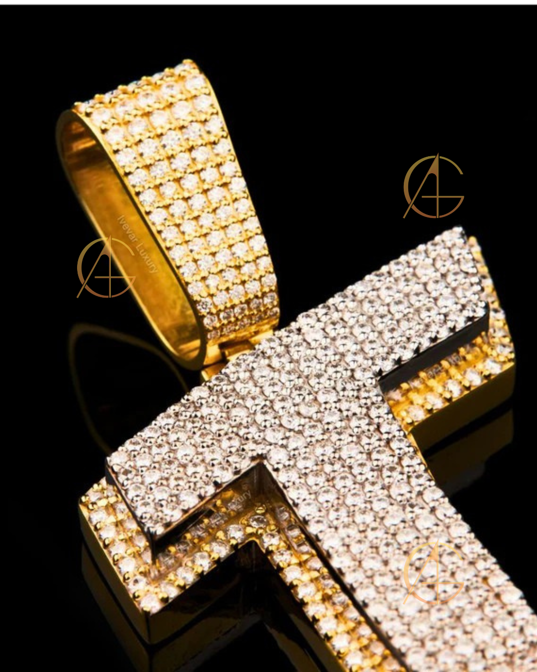 Custom Bling Moissanite Pendant - Iced Out Diamond Hip Hop Jewelry Gift