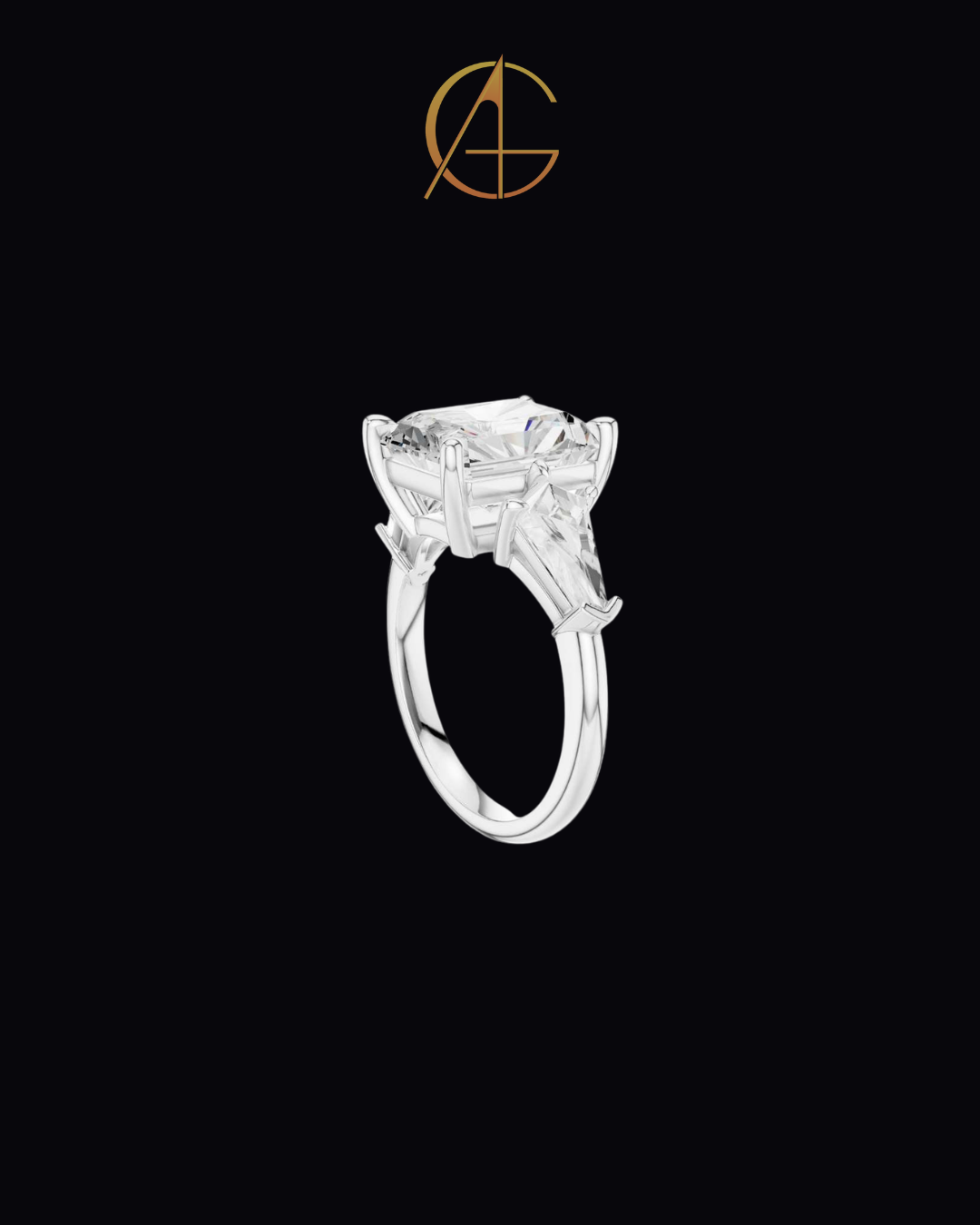 1.00 CT Elegant Moissanite Heart Cut Diamond Ring For Every Time