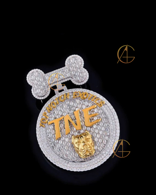 Elegant Custom Moissanite Diamond Pendant Jewelry By Auren