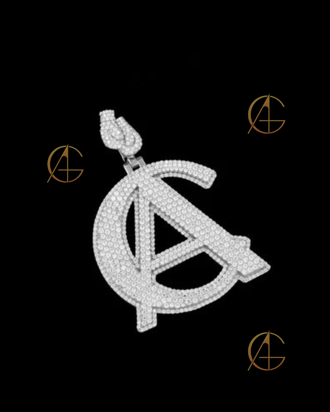 Luxury Moissanite Pendant Necklace - VVS Diamond Jewelry by Auren