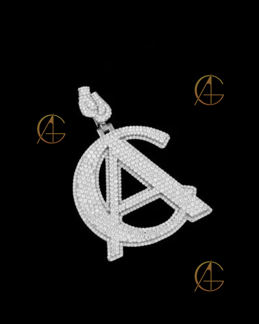 Luxury Moissanite Pendant Necklace - VVS Diamond Jewelry by Auren