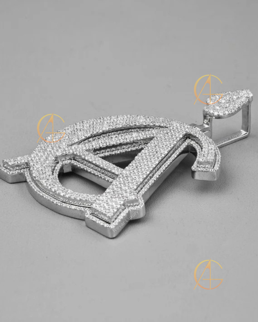 Luxury Moissanite Pendant Necklace - VVS Diamond Jewelry by Auren