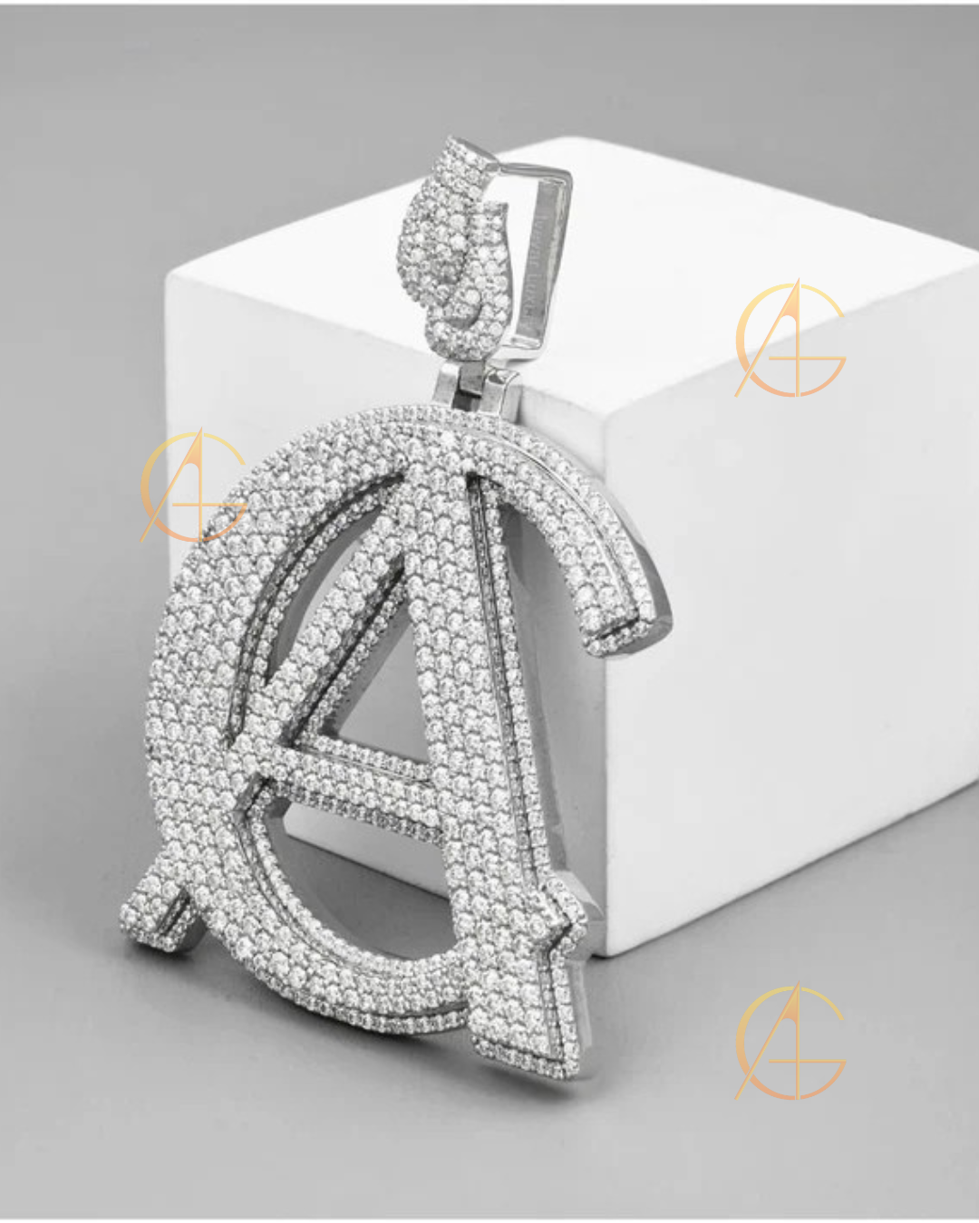 Luxury Moissanite Pendant Necklace - VVS Diamond Jewelry by Auren