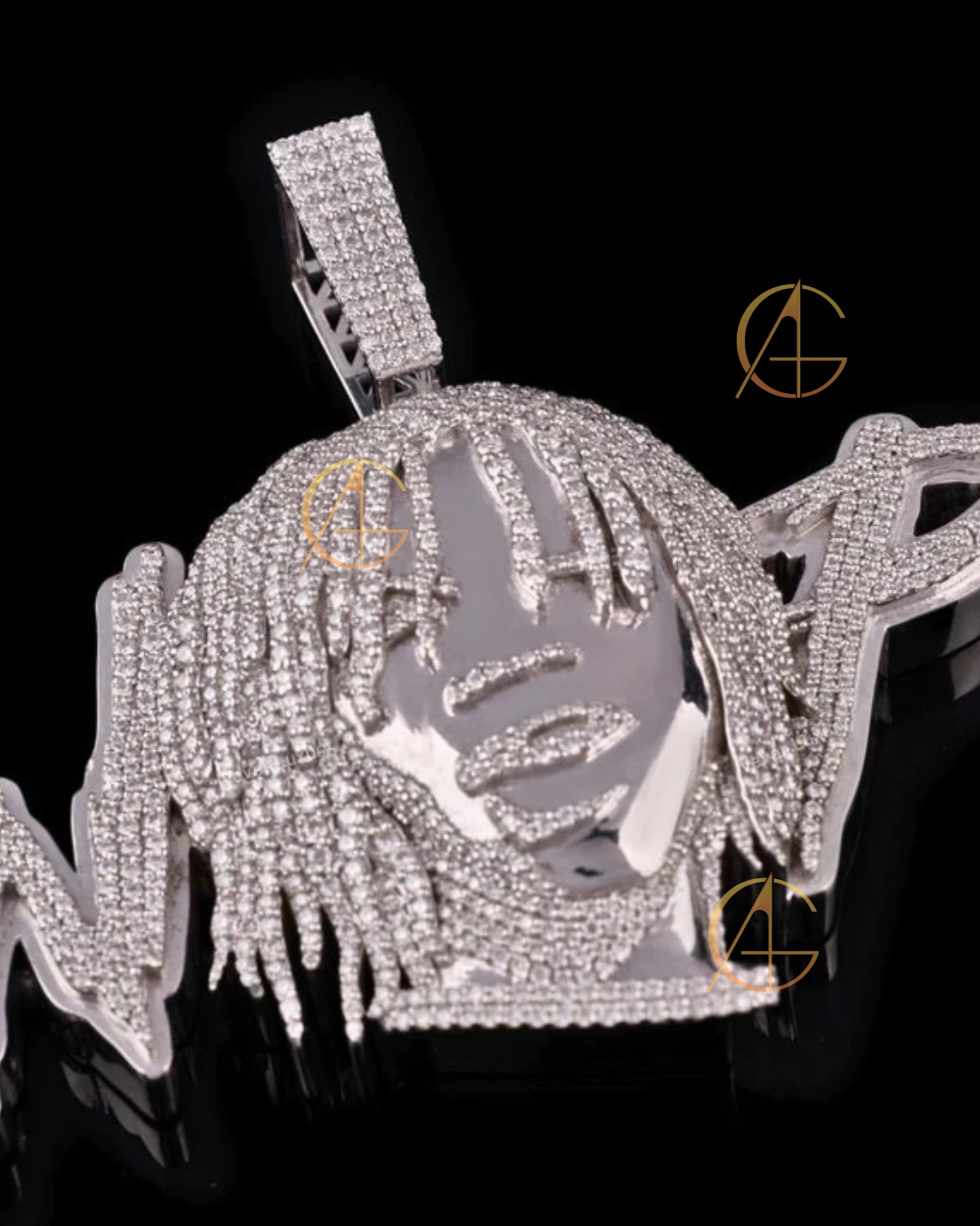 Custom Diamond Pendant Necklace - Luxury Moissanite Jewelry Gift