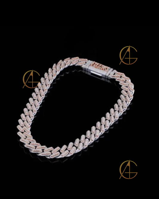 Iced Out Cuban Chain Necklace - Custom VVS Moissanite Diamond Jewelry for Men