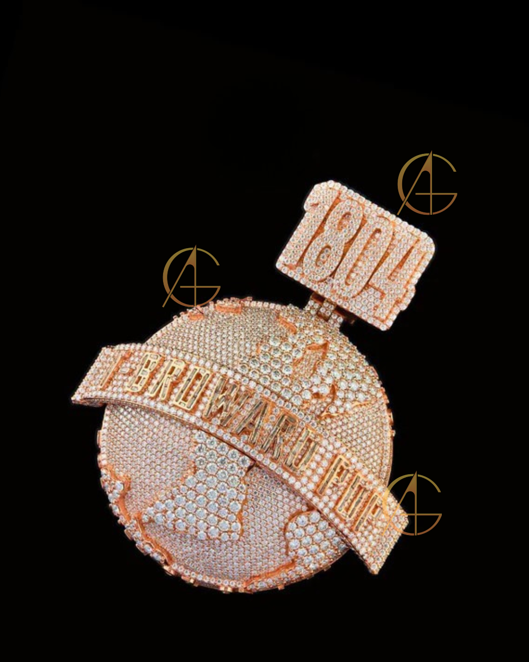 Custom Hexagon Pendant - GRA Certified Moissanite Jewelry Gift