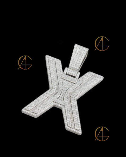 Custom Moissanite Wing Pendant VVS Diamond Jewelry by Auren