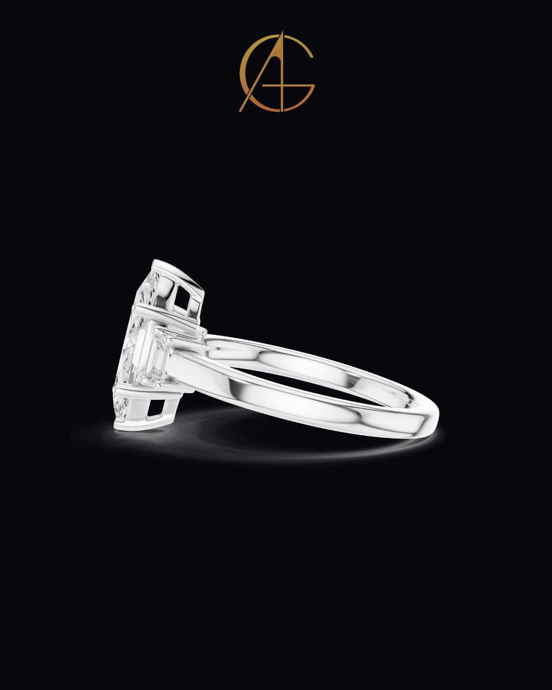 1.50 CT Unique Moissanite Marquise Cut Diamond Ring For Perfect Mood