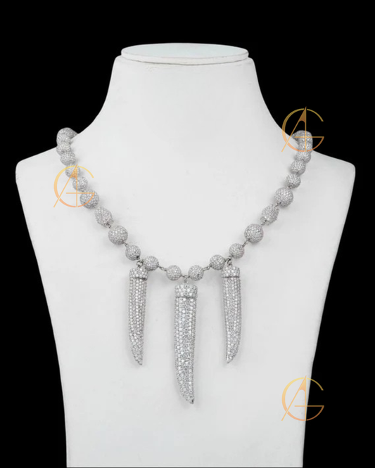 Premium Custom Cuban Chain with Moissanite Diamonds by Auren