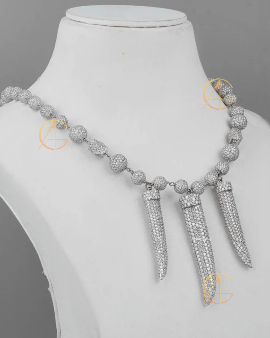 Premium Custom Cuban Chain with Moissanite Diamonds by Auren