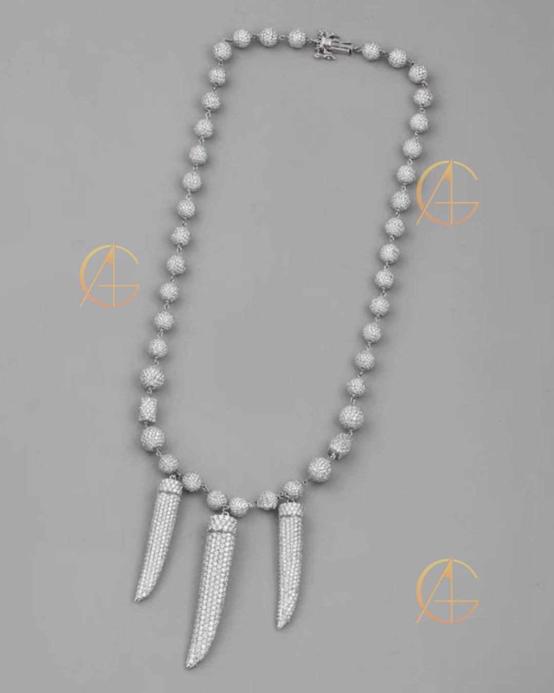 Premium Custom Cuban Chain with Moissanite Diamonds by Auren