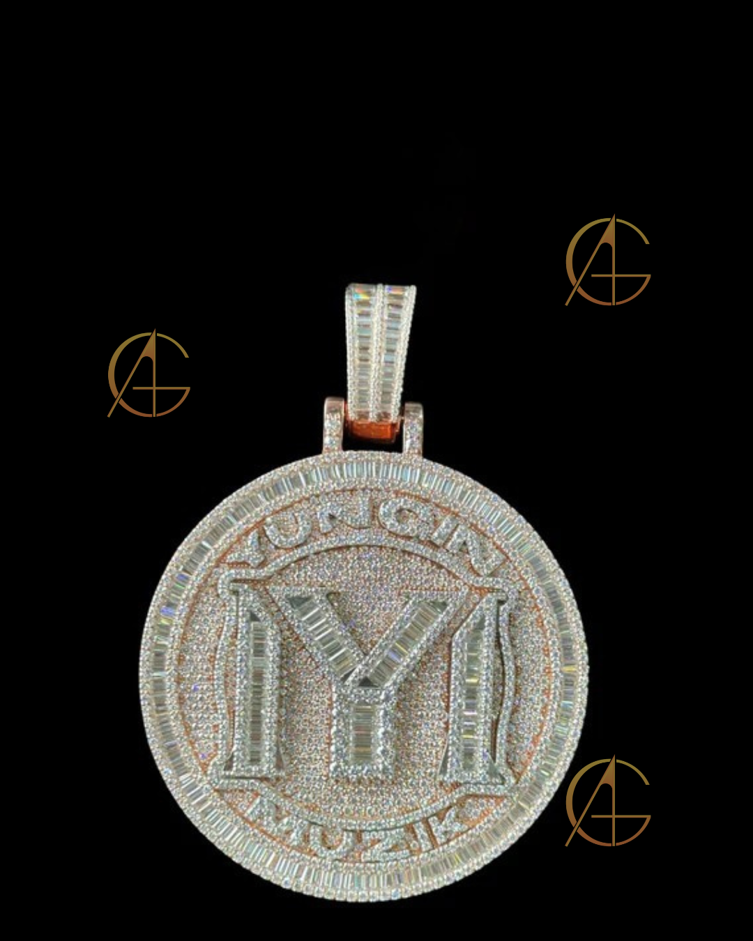 Luxury Halo Necklace - Handmade Moissanite Diamond Pendant Gift
