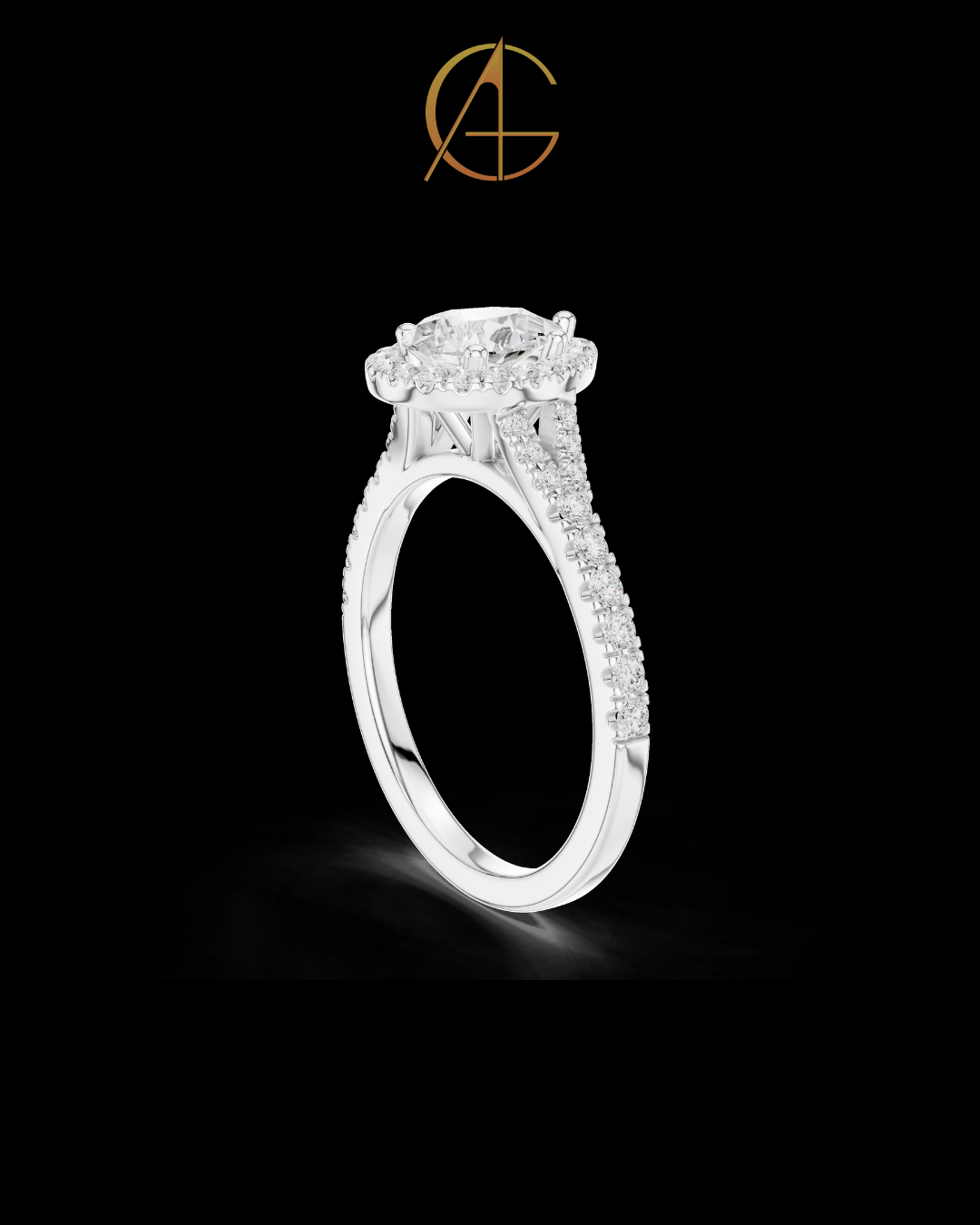 1.00 CT Inspiring Moissanite Pear Cut Diamond Ring For Soft Day