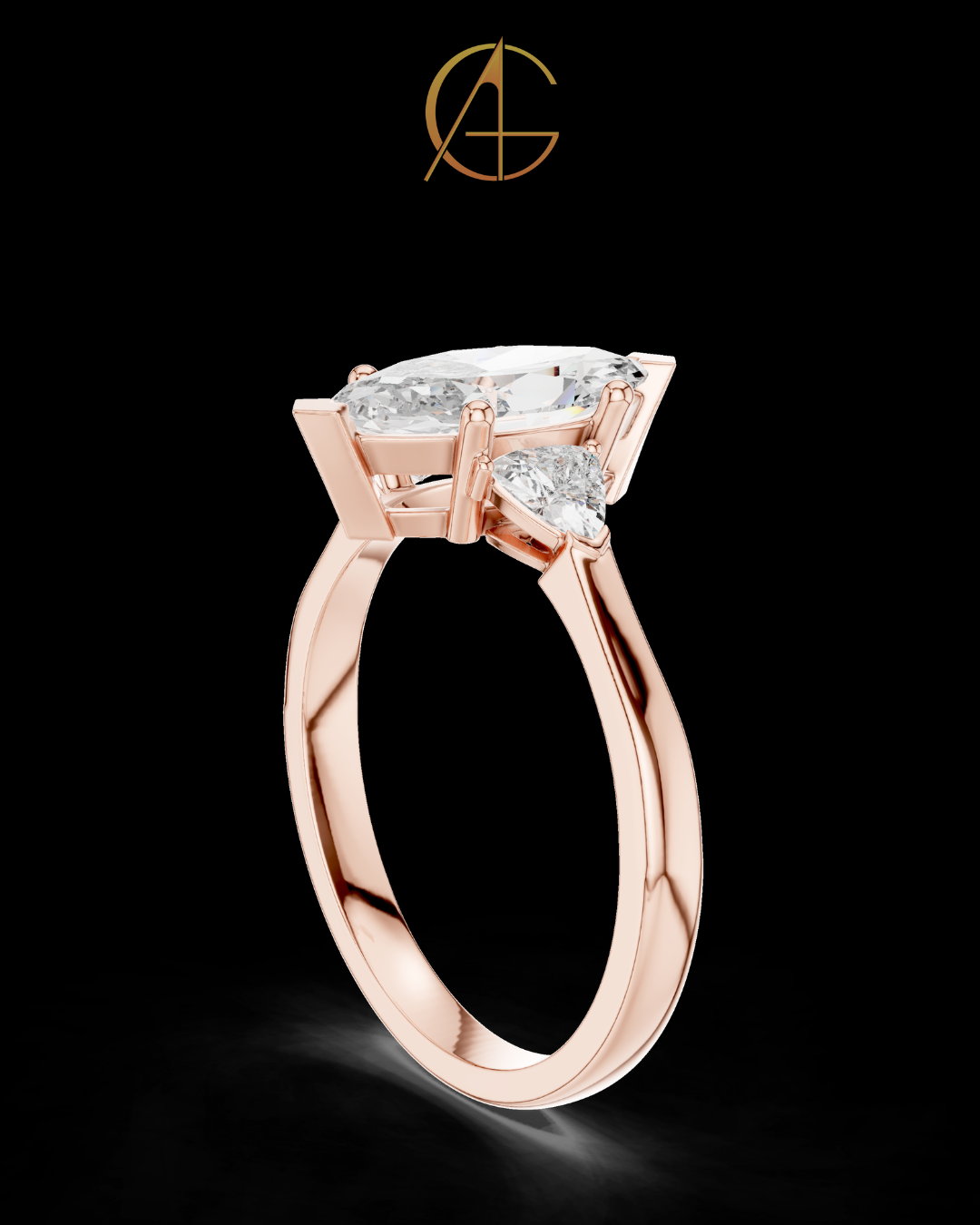 2.50 CT Delight Moissanite Marquise Cut Diamond Ring For Every Day