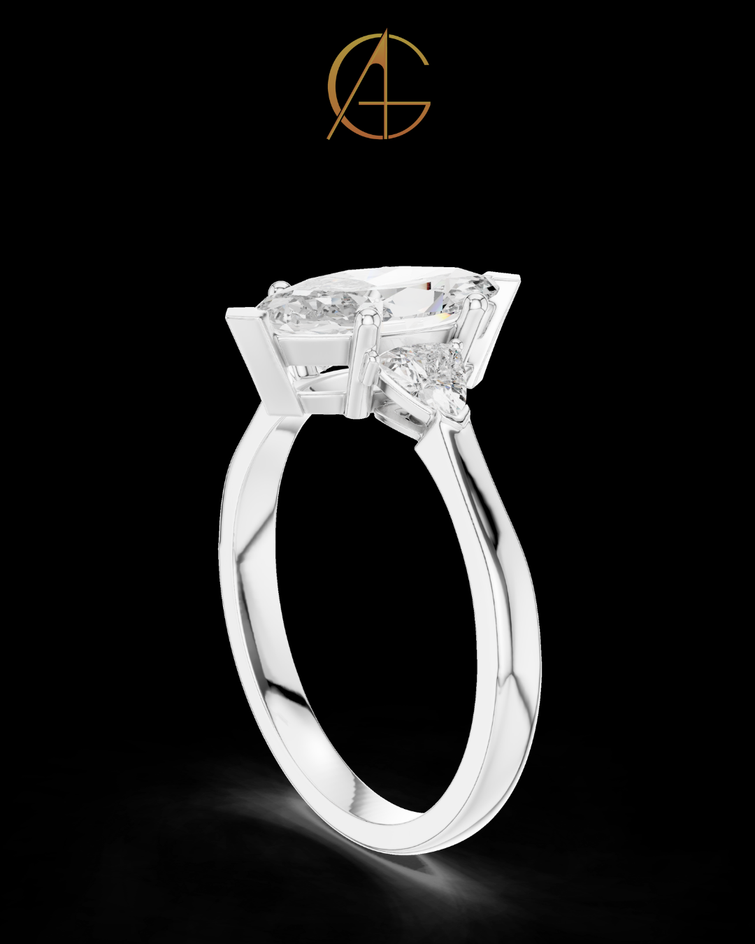 2.50 CT Delight Moissanite Marquise Cut Diamond Ring For Every Day