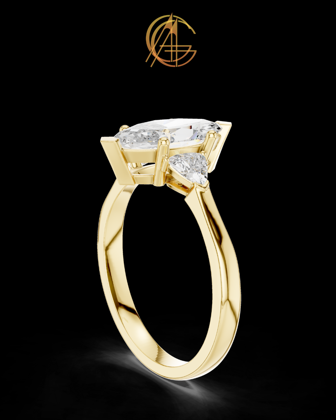 2.50 CT Delight Moissanite Marquise Cut Diamond Ring For Every Day
