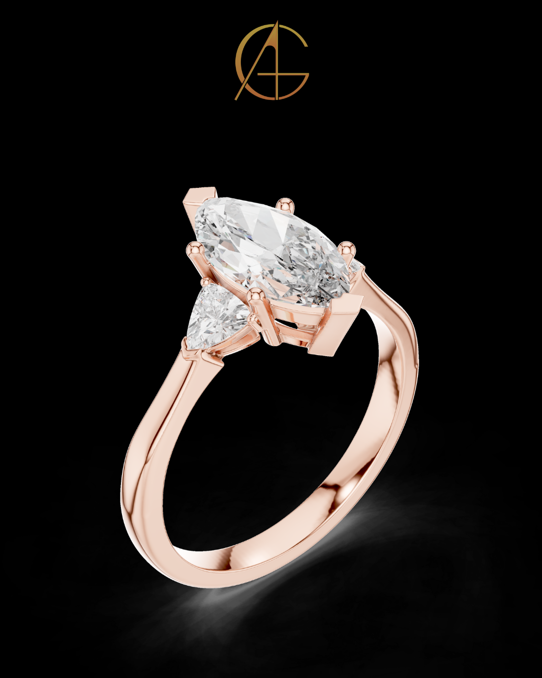 2.50 CT Delight Moissanite Marquise Cut Diamond Ring For Every Day