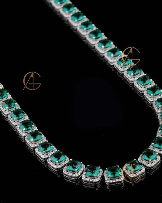 Luxury Moissanite Diamond Tennis Chain Iced Out Hip Hop Style by Auren