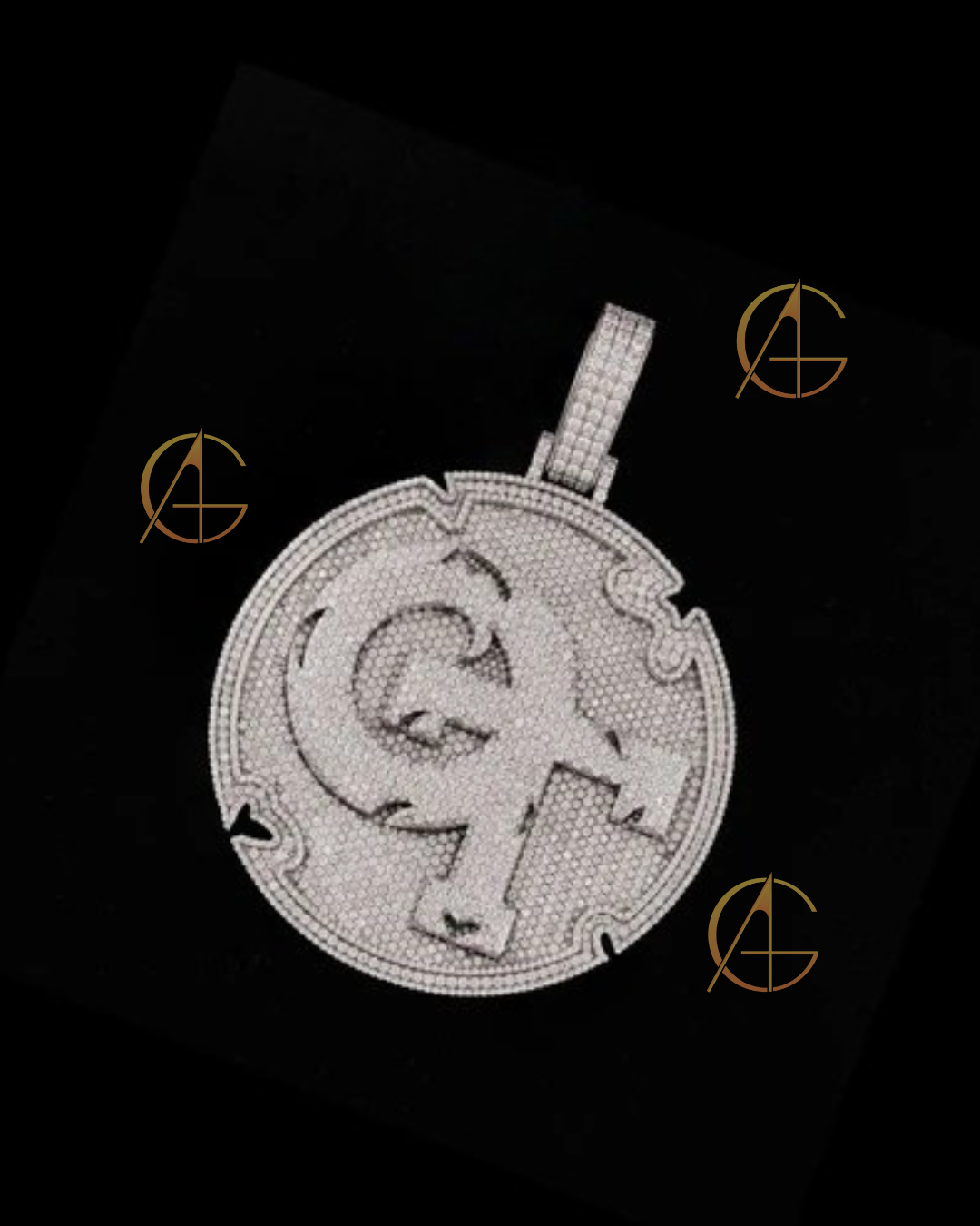 Personalized Hip Hop Jewelry - VVS Moissanite Diamond Letter Gift