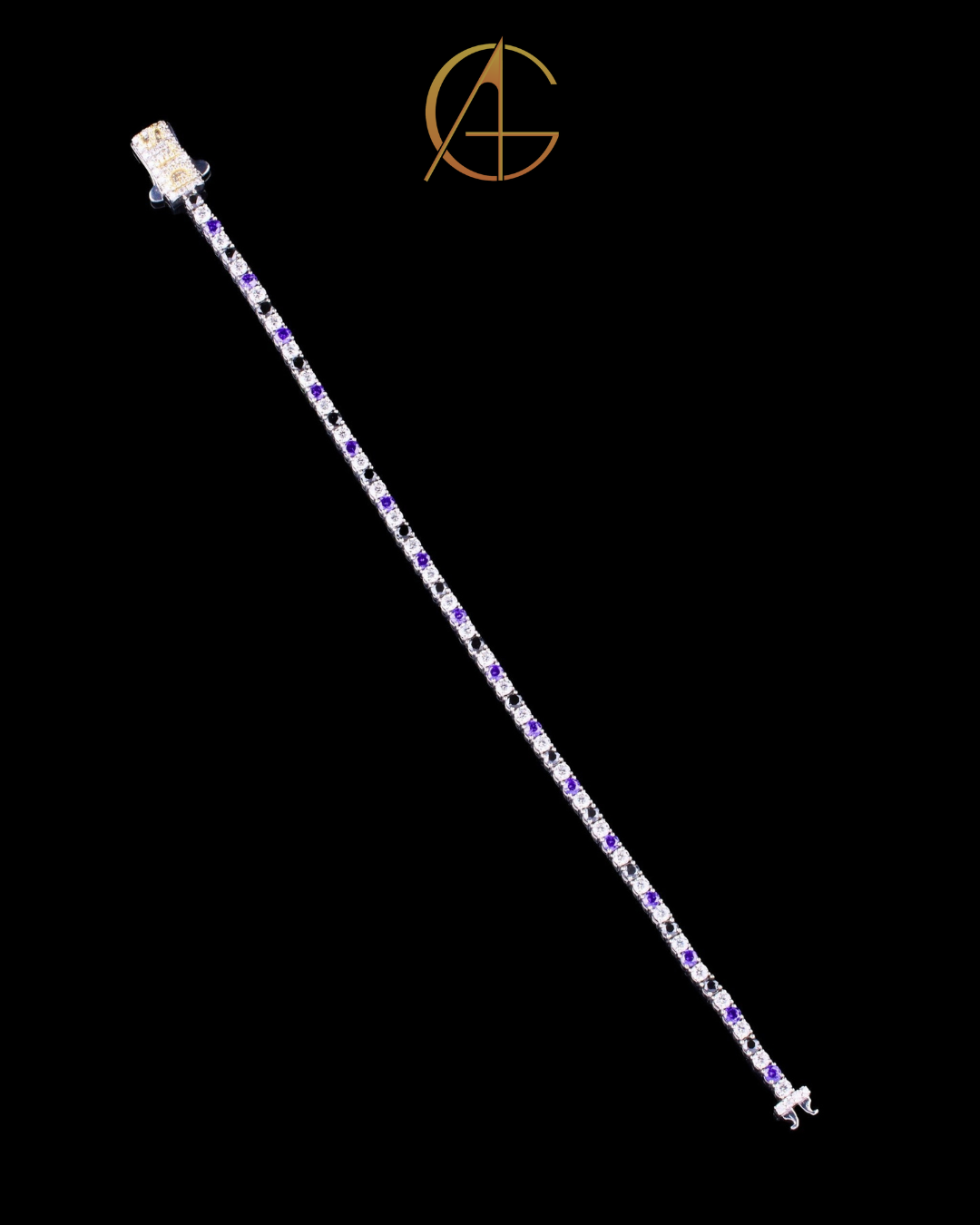 Royal Spark Moissanite Diamond Bracelet Crafted for Timeless Elegance By Auren Gems