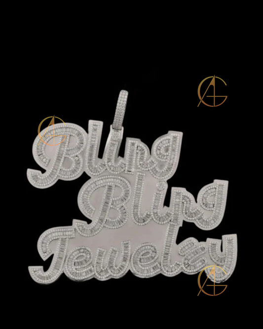 Best Selling Custom Pendant - Iced Out Moissanite Name Necklace