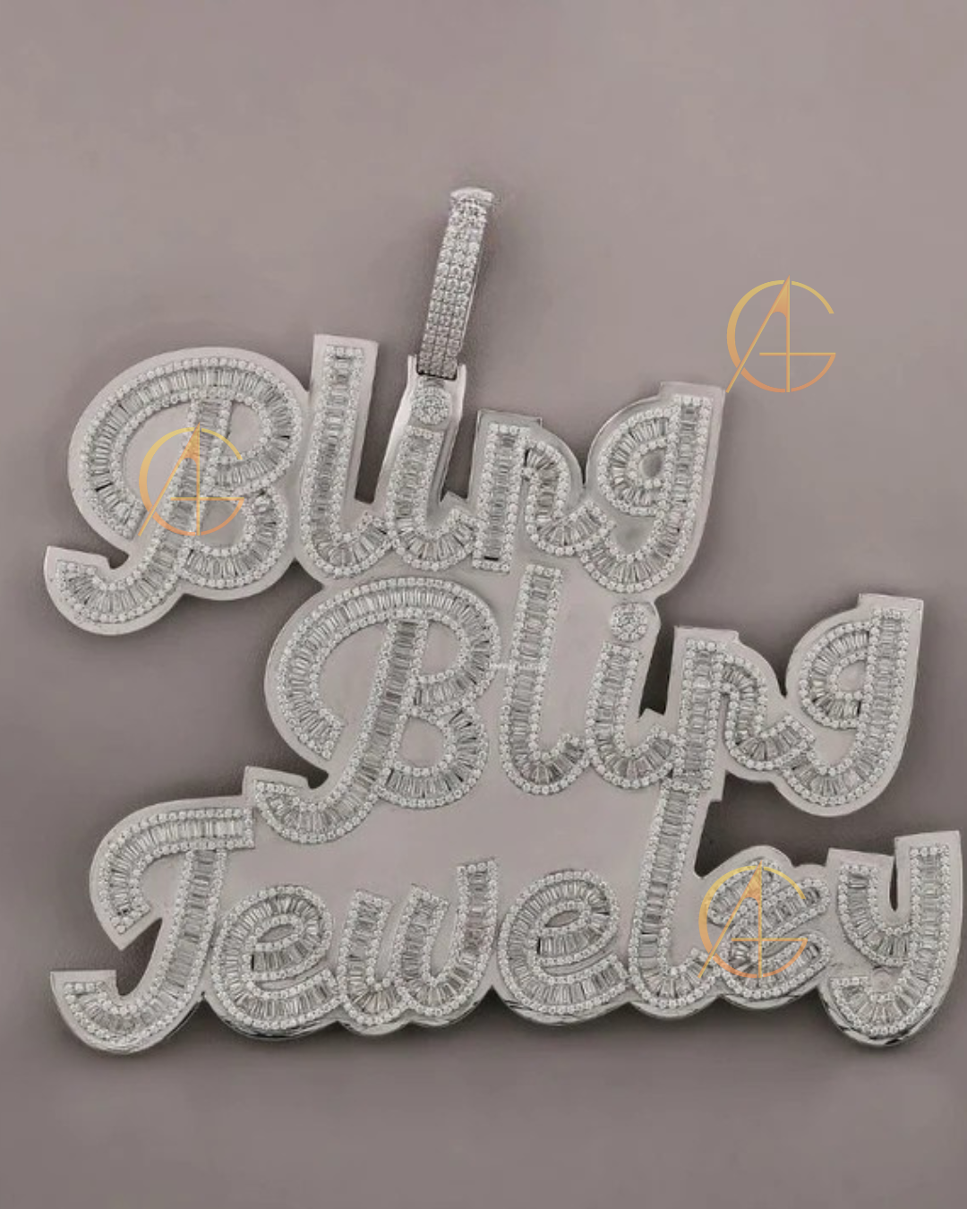 Best Selling Custom Pendant - Iced Out Moissanite Name Necklace