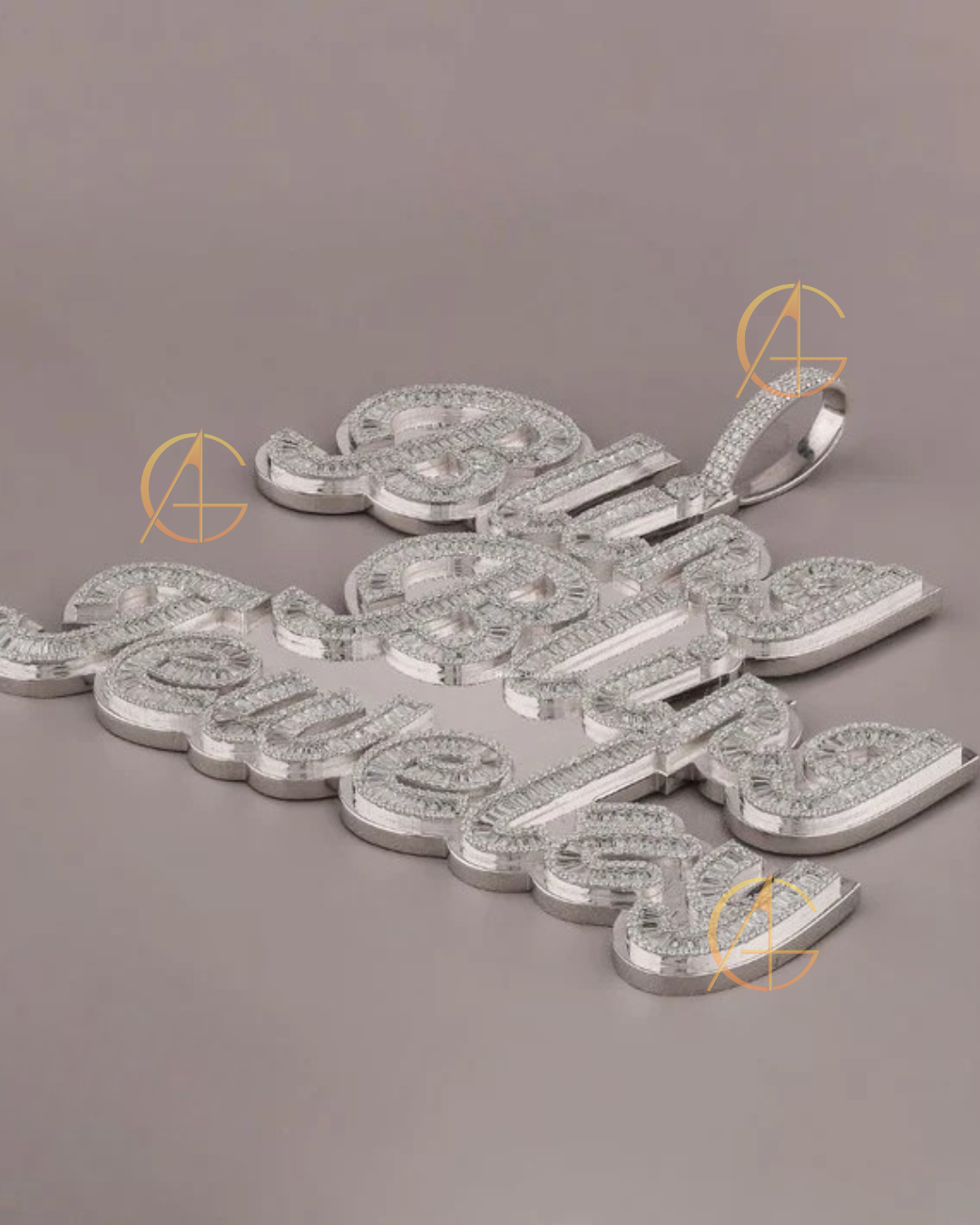 Best Selling Custom Pendant - Iced Out Moissanite Name Necklace