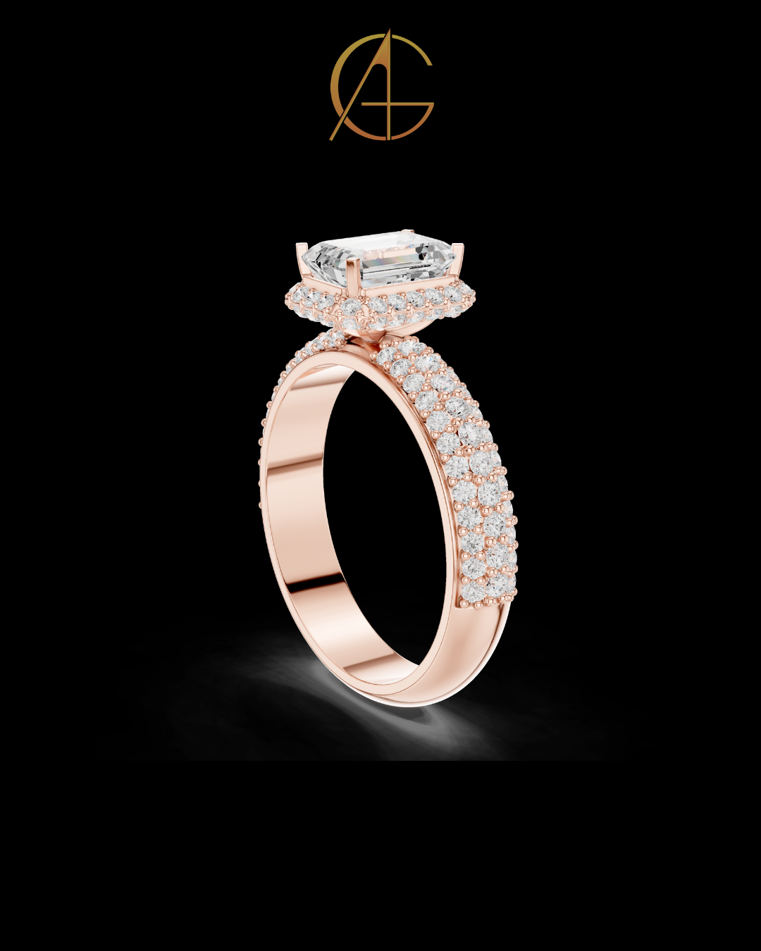 1.00 CT Desire Moissanite Emerald Cut Ring For Every Occasion