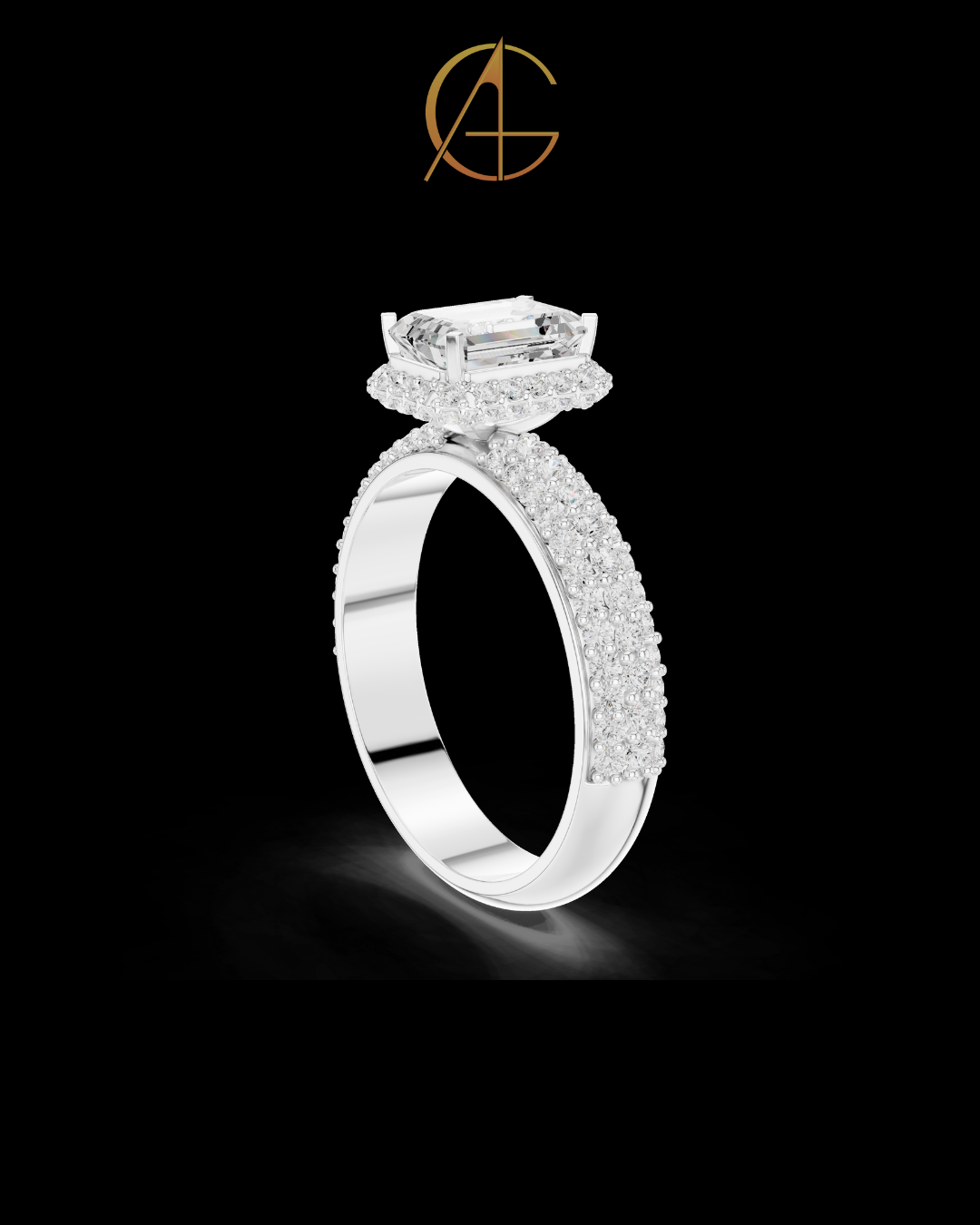 1.00 CT Desire Moissanite Emerald Cut Ring For Every Occasion