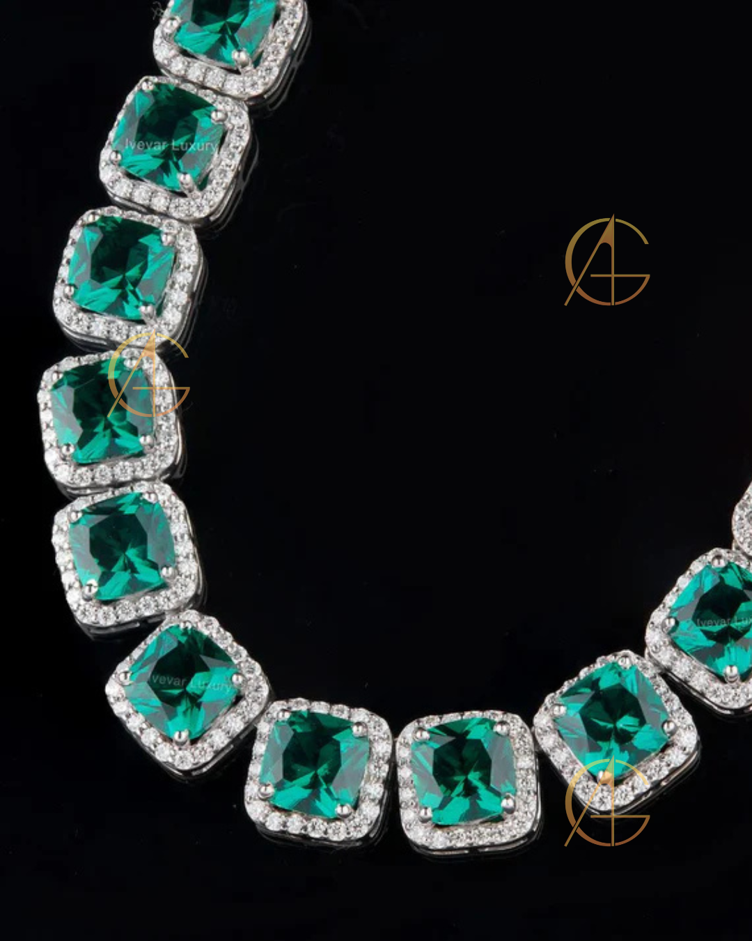 Luxury Moissanite Diamond Tennis Chain Iced Out Hip Hop Style by Auren