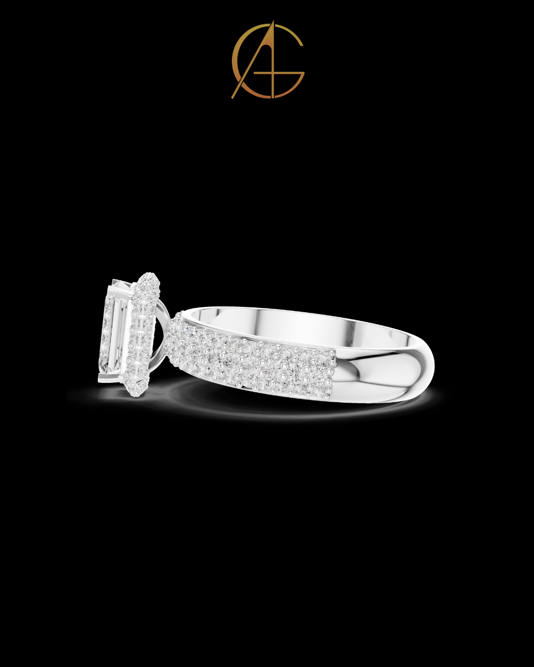 1.00 CT Desire Moissanite Emerald Cut Ring For Every Occasion