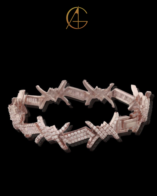 Luxury Tennis Chain Bracelet - Handmade Moissanite Diamond Gift