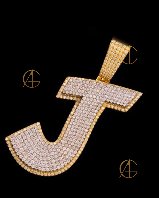 Custom Bling Moissanite Pendant - Iced Out Diamond Hip Hop Jewelry Gift