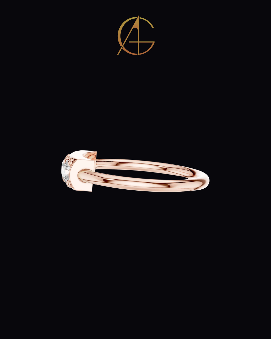 0.33 TCW Classic Three Stone Moissanite Diamond Bar Ring with Round Brilliant Cut Diamonds