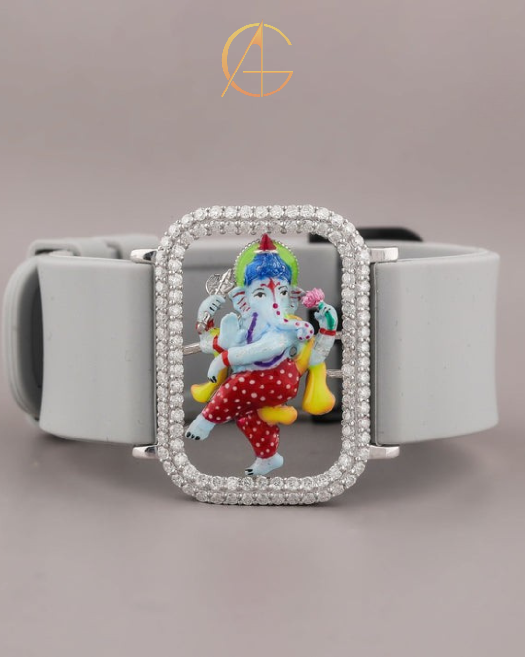 Fortune & Prosperity Moissanite Bracelet Custom Iced-Out Diamond Charm for Men & Women By Ivevar