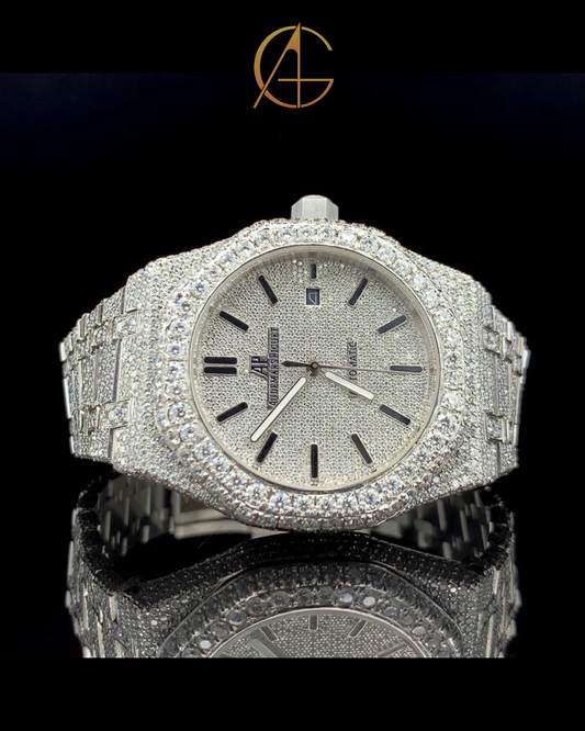 AP Silver Luxury Dial With Date Fuction Watch