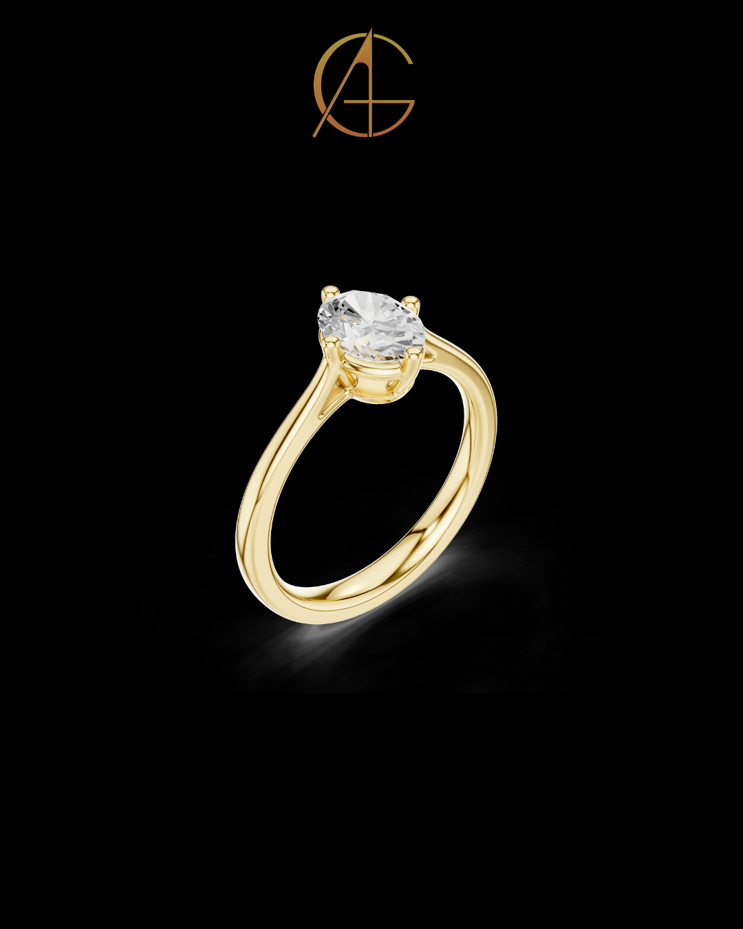 1.12 TCW Sparkling Oval Radiance Moissanite Diamond Solitaire Ring Elegant Modern Minimalist Engagement Ring For Her