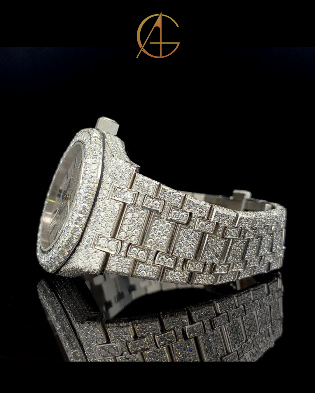 AP Silver Luxury Dial With Date Fuction Watch
