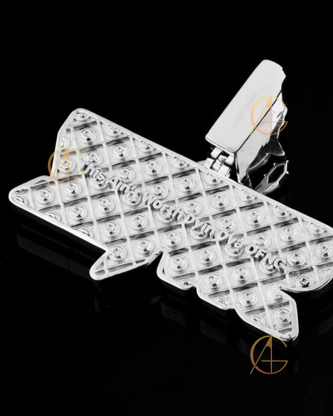Custom Letter Pendant - 925 Silver & Gold VVS Moissanite Hip Hop Jewelry By Auren