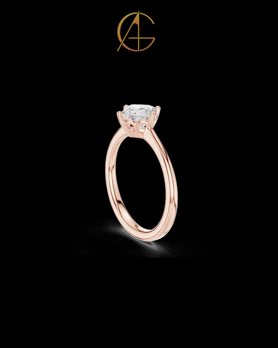 0.78 TCW Shiny Princess Cut Moissanite Diamond Solitaire Dainty Engagement Ring Unique Modern Design For Her