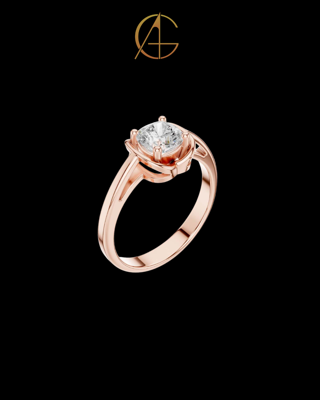 0.77 TCW Timeless Cushion Cut Moissanite Diamond Solitaire Ring with unique Bezel Setting