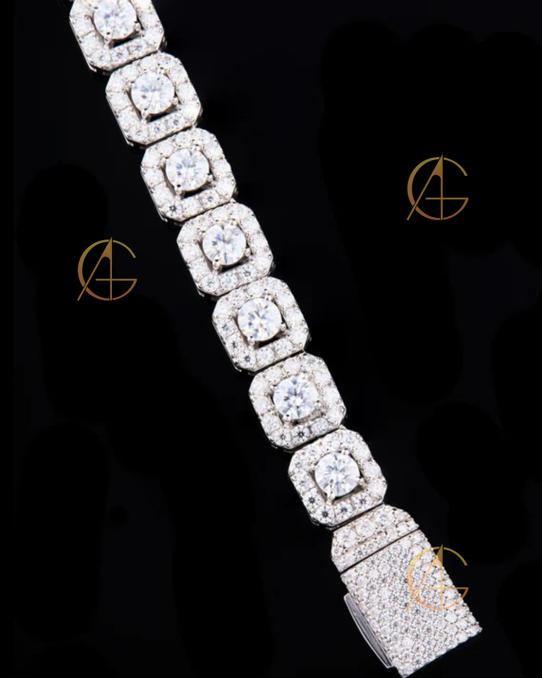 Crafted to Stun Moissanite Diamond Iced-Out Tennis Chain for Ultimate Drip By Auren