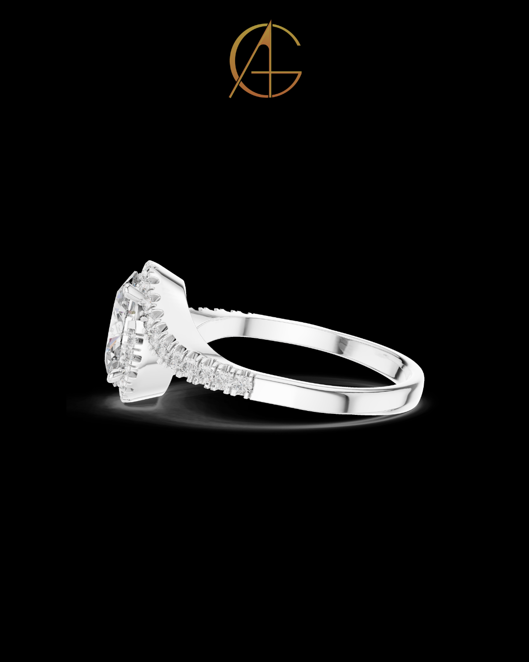 0.70 CT Dazzling Moissanite Oval Cut Diamond Ring For Anniversary Ring