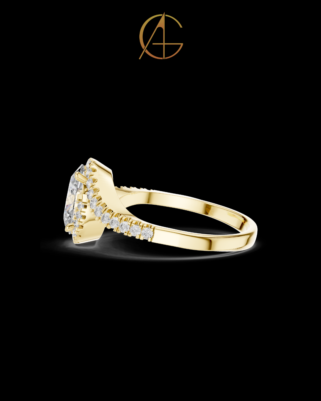 0.70 CT Dazzling Moissanite Oval Cut Diamond Ring For Anniversary Ring