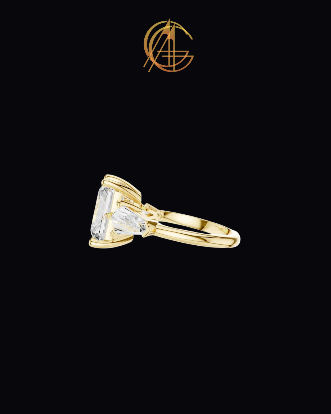 1.00 CT Elegant Moissanite Heart Cut Diamond Ring For Every Time