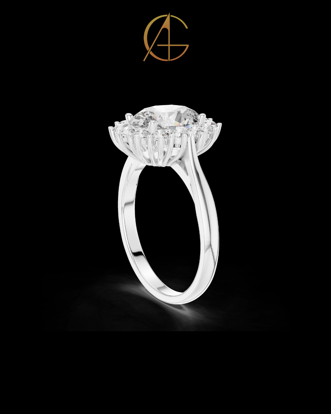 0.60 CT Brilliant Moissanite Oval Cut Diamond Ring For Anniversary Ring