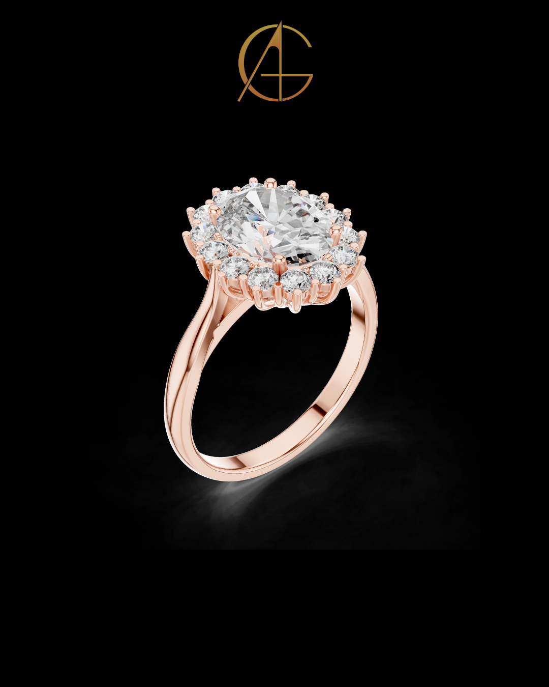 0.60 CT Brilliant Moissanite Oval Cut Diamond Ring For Anniversary Ring